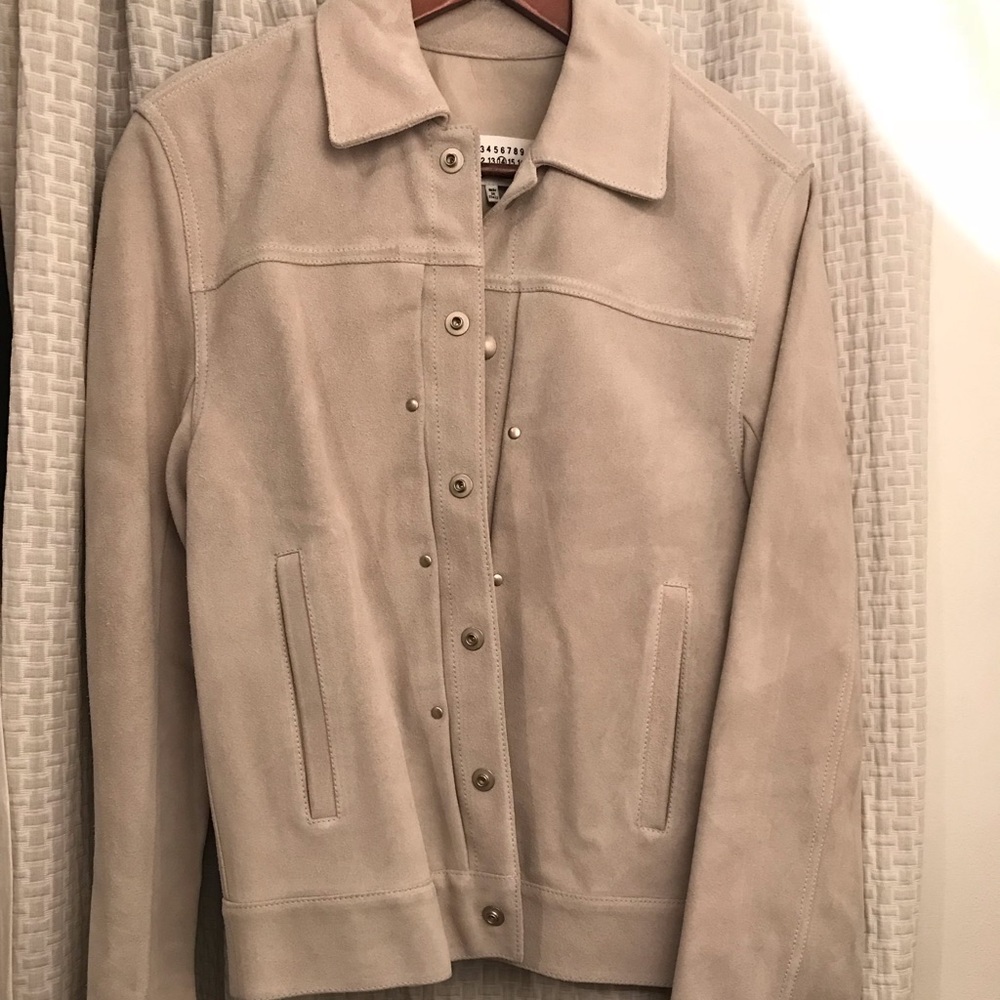 Maison Margiela Spring suede jacket size 48